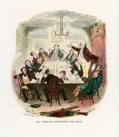 Illustration for the Pickwick Papers by Robert Seymour